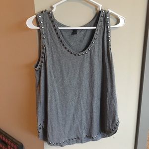 Grey J Crew Tank Top